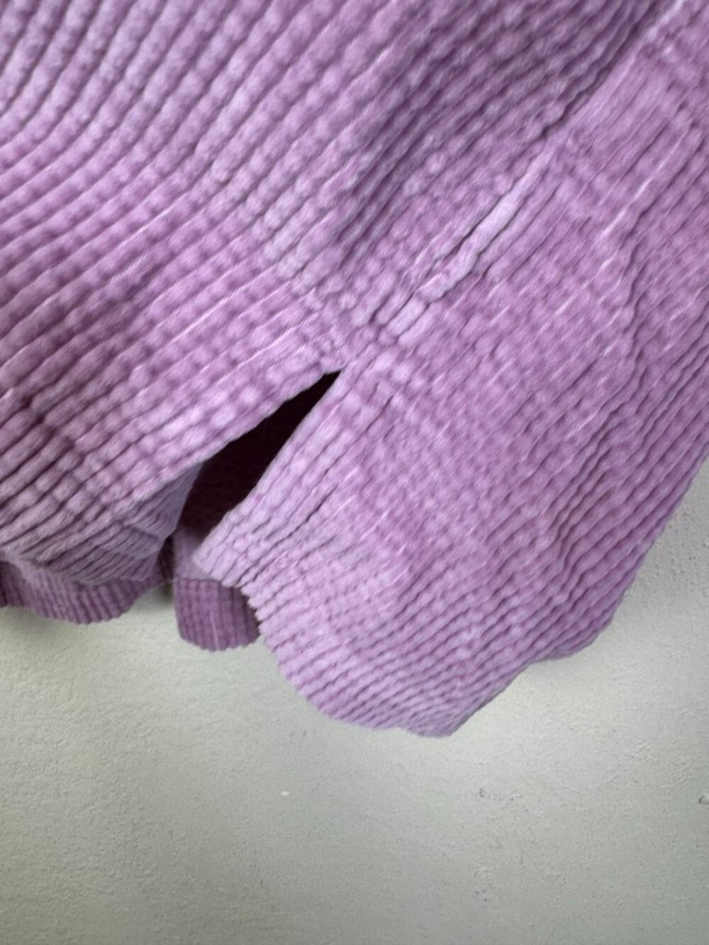 L.L. Bean Purple Pink Comfort Corduroy Button Up Shirt Medium Petite 100% Cotton - Picture 8 of 14